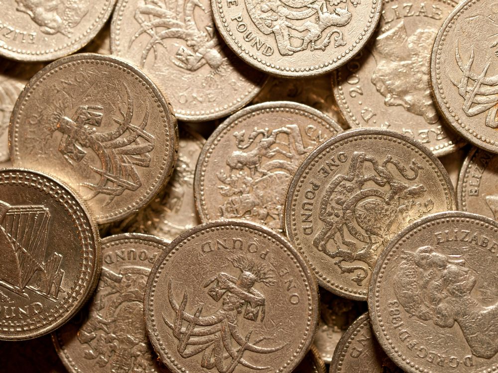 pound coins cash isa